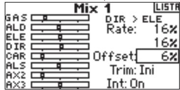 SPEKTRUM DX8 - Programmare un offset - 1