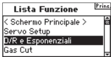 SPEKTRUM DX8 - Per accedere alla Funzione D/R ed Expo - 1