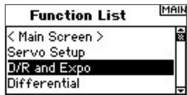SPEKTRUM DX8 - To Access the D/R and Expo Function - 1
