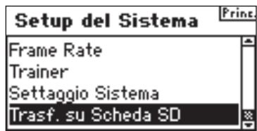 SPEKTRUM DX8 - Per accedere alla funzione Trasferimento SD - 1