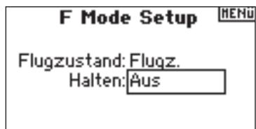 SPEKTRUM DX8 - Programmierung der Flugzustandfunktion - 3