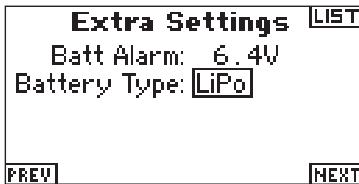 SPEKTRUM DX8 - To Access and Change Battery Type - 1