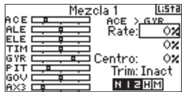 SPEKTRUM DX8 - Ajuste de los rangos de mezcla - 1
