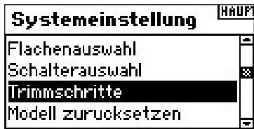 SPEKTRUM DX8 - DIGITALE TRIMMUNGEN - 1