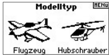 SPEKTRUM DX8 - Auswahl der Modelltyp Funktion - 2