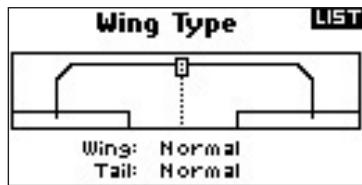 SPEKTRUM DX8 - To Access the Wing Type Function - 2