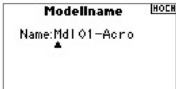 SPEKTRUM DX8 - So wahlen Sie das ModellName Menu aus - 2