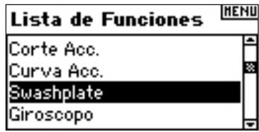 SPEKTRUM DX8 - Acceso a la referencia de Plato Ciclico - 1