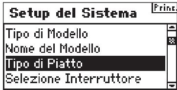 SPEKTRUM DX8 - Per accedere alla funzione Tipo di pietto - 1
