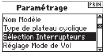 SPEKTRUM DX8 - Programmation des fonctions switch select (sélection des interrupteurs) - 1