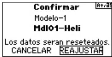 SPEKTRUM DX8 - Acceso a la referencia Reajuste de Modelo - 2
