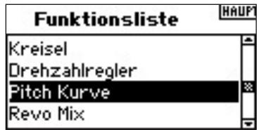 SPEKTRUM DX8 - Programmierung der Pitchkurve - 1