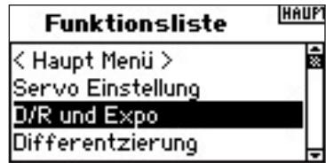 SPEKTRUM DX8 - Programmierung der D/R und Exponetialfunktion - 1