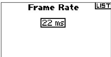 SPEKTRUM DX8 - To access the Frame rate Function - 1