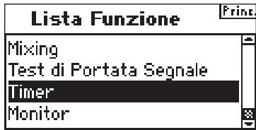 SPEKTRUM DX8 - Per accedere alla schermata del timer - 1