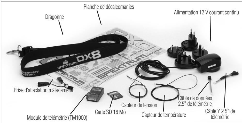 SPEKTRUM DX8 - DX8 de spektrum à télémetrie intégrée - 2