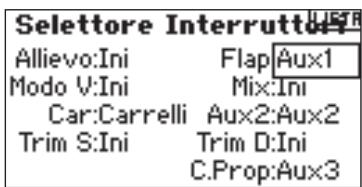 SPEKTRUM DX8 - Per programmare le funzioni di selezione dell'interruttore - 2