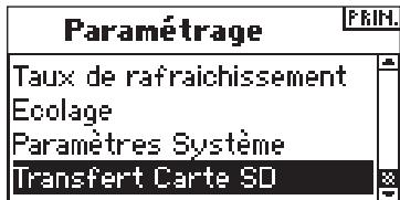 SPEKTRUM DX8 - Accès à la fonction transfer SD card (transfert de carte SD) - 1