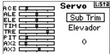 SPEKTRUM DX8 - Acceso a la función de Sub-Trim - 1
