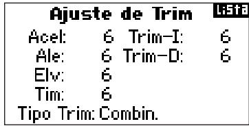 SPEKTRUM DX8 - Acceso a la funciona Ajuste de Trims - 2