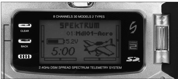 SPEKTRUM DX8 - SELECTION MODELLO - 2