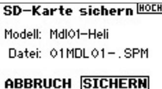 SPEKTRUM DX8 - Programmierung der SD Karten Funktion - 3