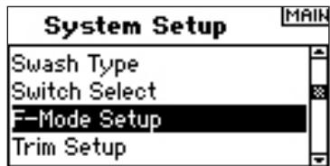 SPEKTRUM DX8 - To Access the F-Mode Setup Function - 1