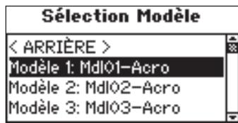 SPEKTRUM DX8 - Accès à la fonction model select (sélection du modèle) par le mode system setup (réglement du système) - 2