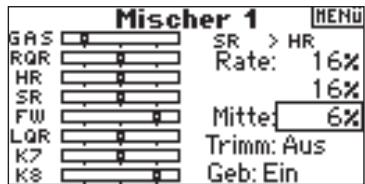 SPEKTRUM DX8 - Offsetprogrammierung - 1