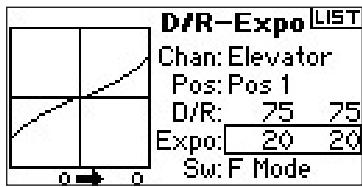 SPEKTRUM DX8 - To Select D/R and Expo Values - 1