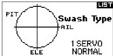 SPEKTRUM DX8 - To Access the Swash Type Function - 2