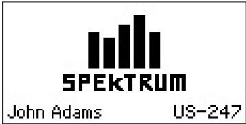SPEKTRUM DX8 - Nome utente - 1