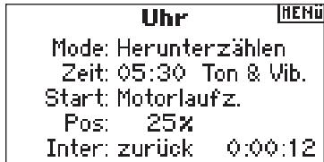 SPEKTRUM DX8 - Programmieren eines Tonalarm, Vibration oder Tonalarm und Vibration oder AUS - 1