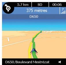 VIAMICHELIN NAVIGATION V4 - Les options de l'écran de navigation - 1