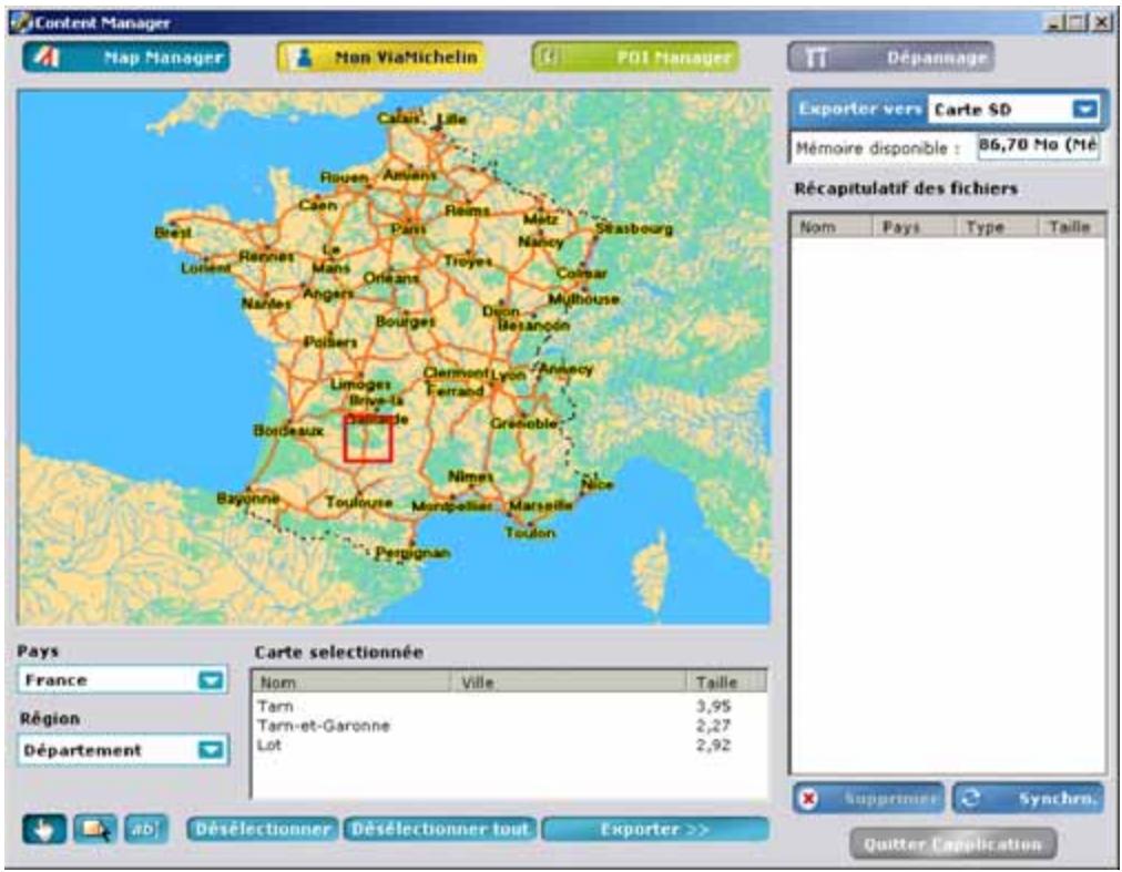 VIAMICHELIN NAVIGATION X-960 - Version europe : - 2