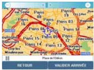 VIAMICHELIN NAVIGATION X-960 - Choix sur carte - 1