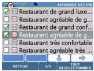 VIAMICHELIN NAVIGATION X-960 - Afficher les POI - 1
