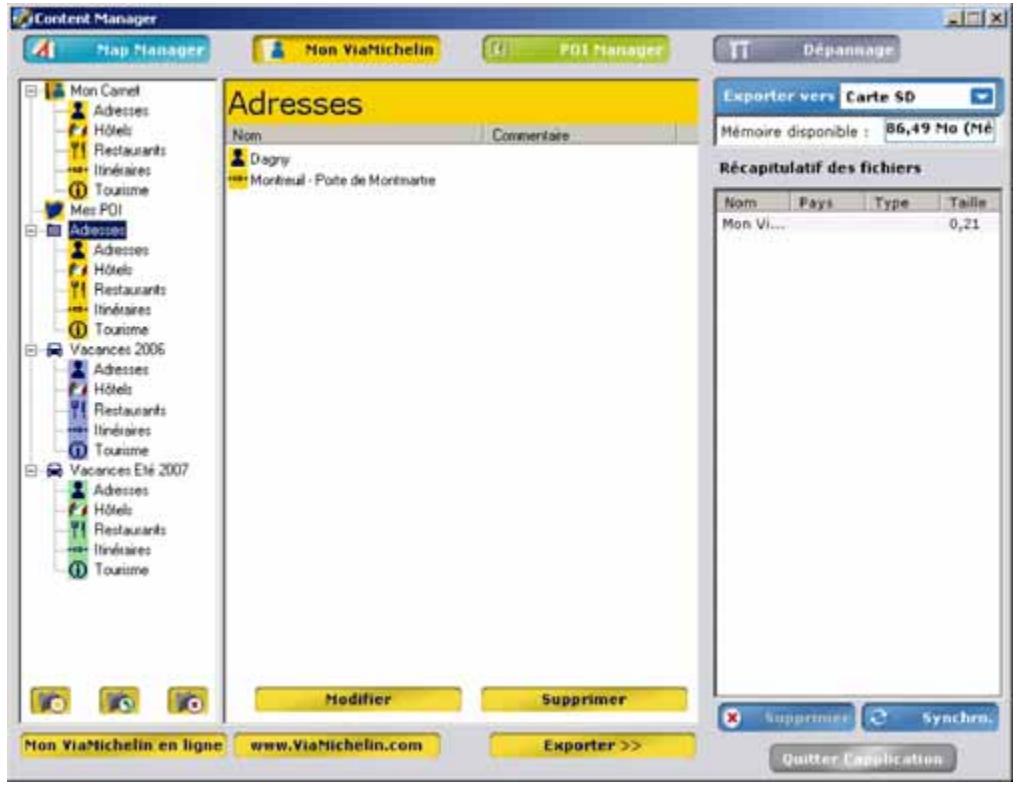 VIAMICHELIN NAVIGATION X-960 - Exporter - 1