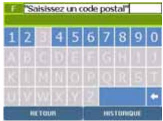 VIAMICHELIN NAVIGATION X-970T - Code postal - 1