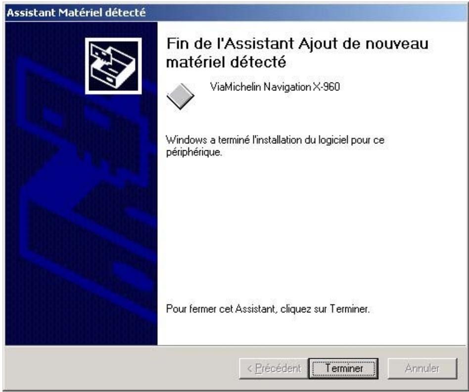 VIAMICHELIN NAVIGATION X-970T - Recherche de fichiers de pilote - 4