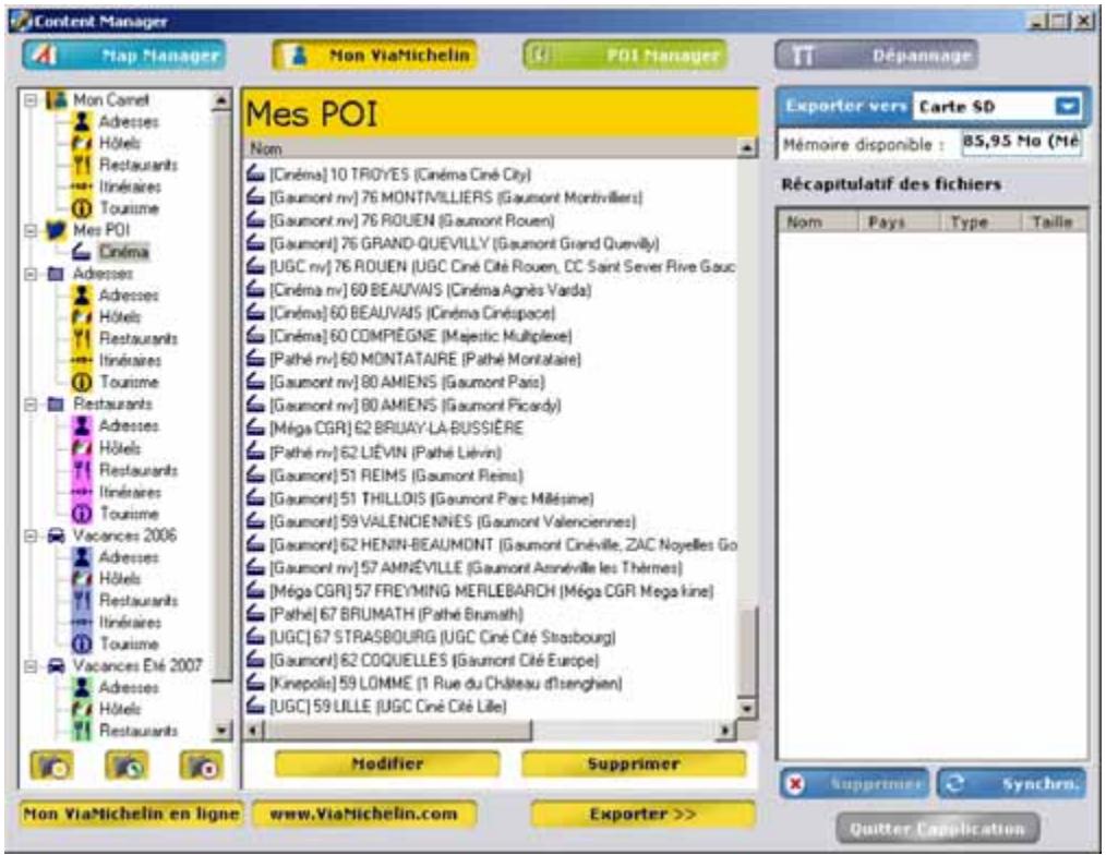 VIAMICHELIN NAVIGATION X-970T - A partir d'un fichier enregistré - 5