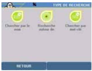 VIAMICHELIN NAVIGATION X-970T - Rechercher POI - 1