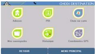 VIAMICHELIN NAVIGATION X-980T - Destination - 1