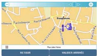 VIAMICHELIN NAVIGATION X-980T - Choix sur la carte - 1