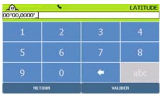 VIAMICHELIN NAVIGATION X-980T - Coordonnées GPS - 1