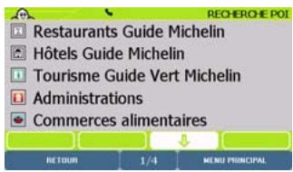 VIAMICHELIN NAVIGATION X-980T - POI - 1