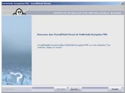 VIAMICHELIN NAVIGATION X-980T - Installation du DVD-ROM - 1