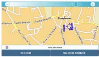 VIAMICHELIN NAVIGATION X-980T - Choix sur carte - 1