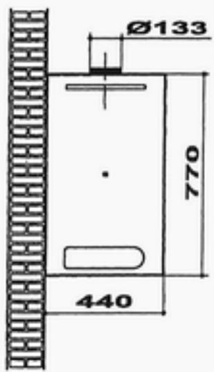 EUROTERM MIXA 20 BTJ - DIMENSIONS mm - 1