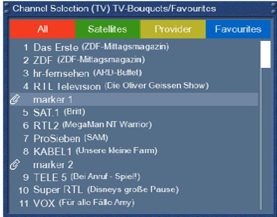 DREAM MULTIMEDIA DM7025 - Ajouter un marqueur aux favoris - 4